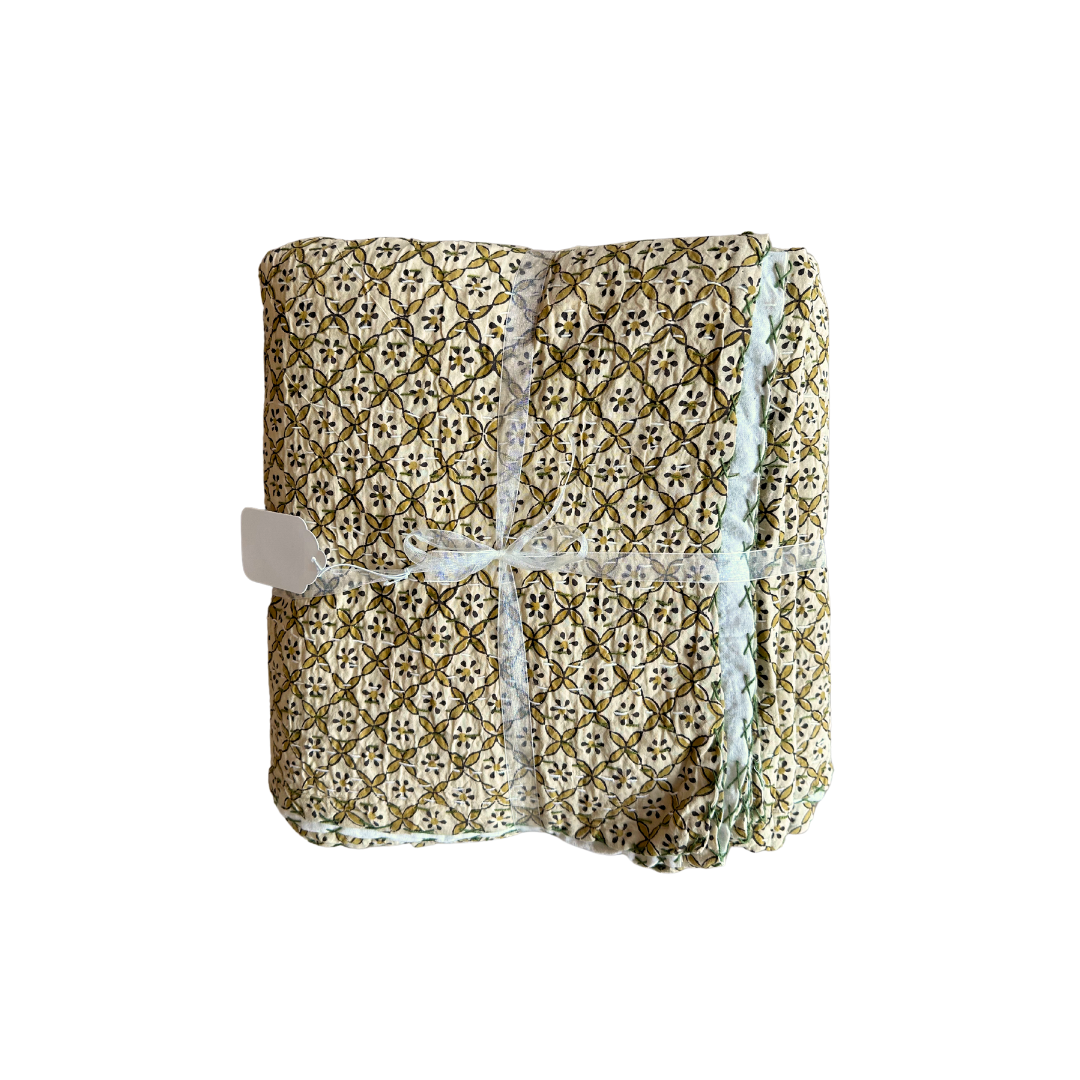 Daisy Kantha Quilt