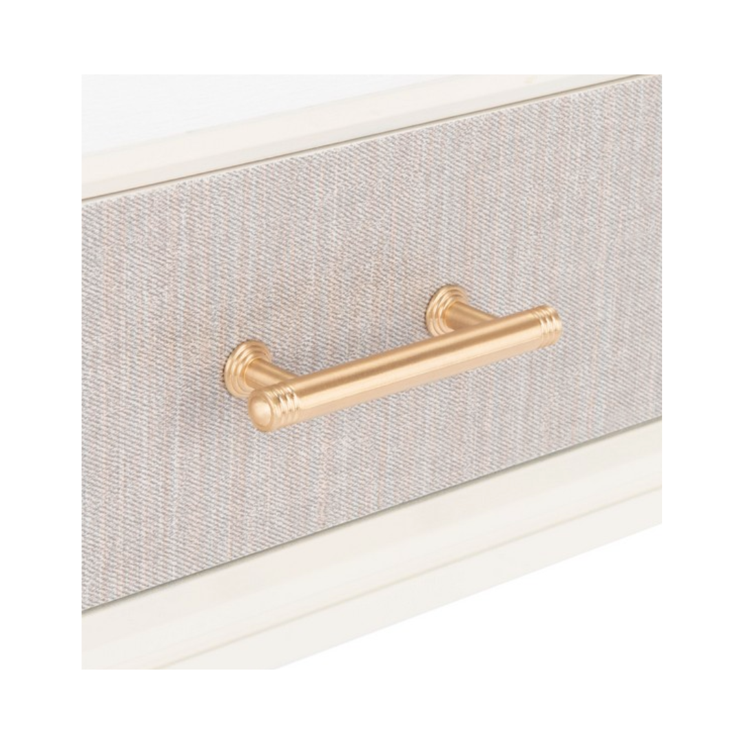 White Estella Accent Table