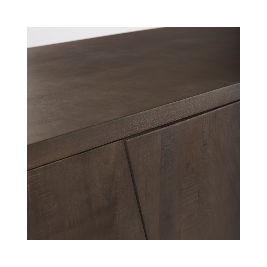 West Wooden Angular Sideboard
