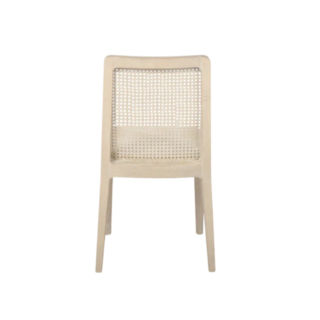 Oyster Cane Dining Chair
