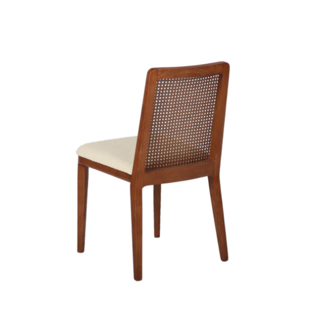 Oyster Cane Dining Chair