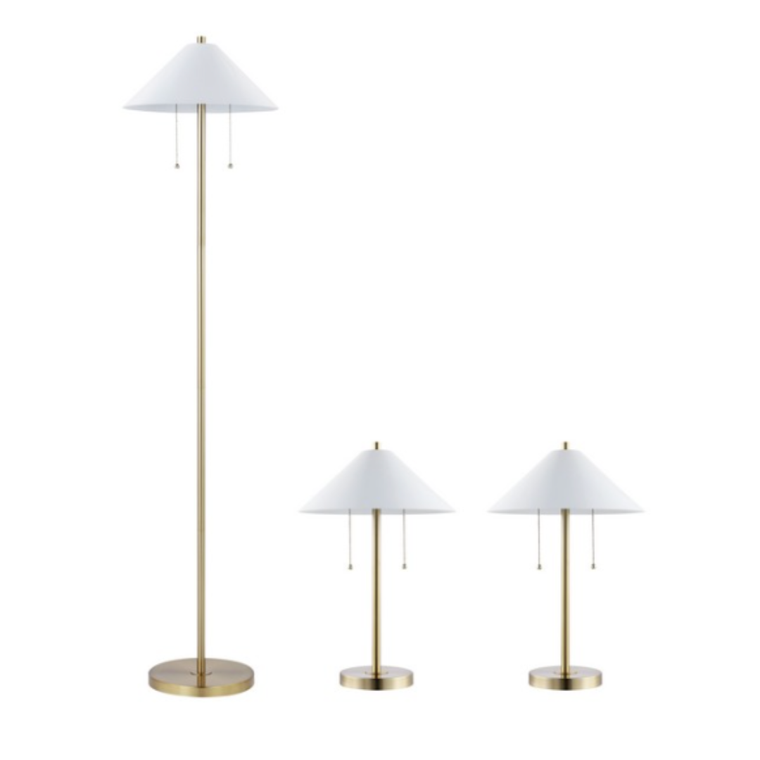 Nadia Floor & Table Lamp Set