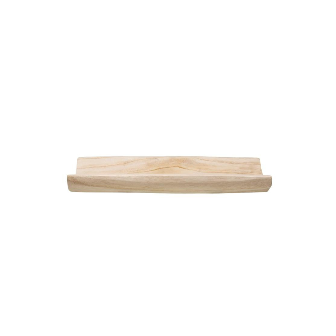 Paulownia Wood Curved Tray