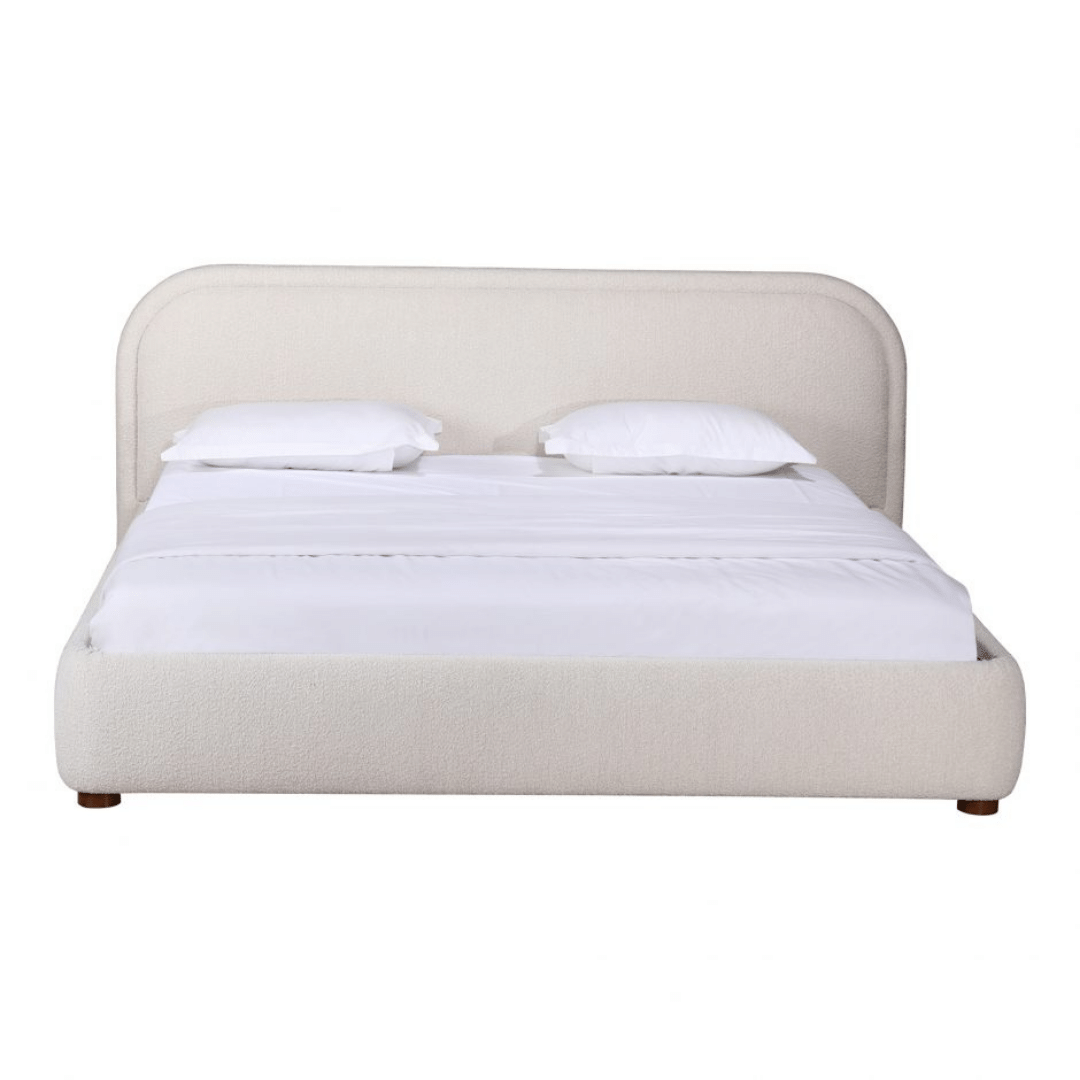 Colin Bed Frame in Oatmeal Boucle