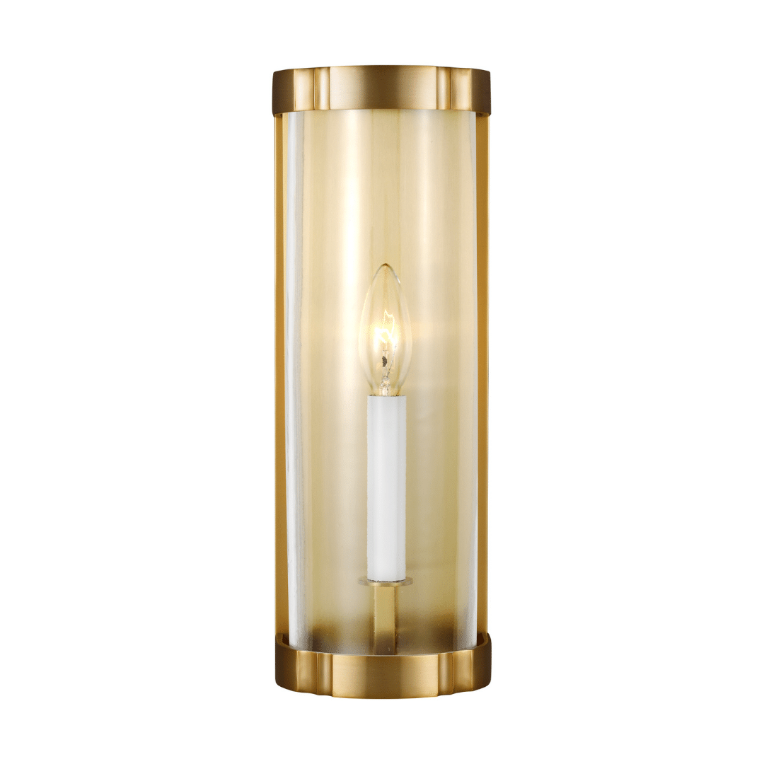 lighting, wall light, sconces, gold, brass, silver, polished nickel, nickel, modern, contemporary, Generation Lighting, Thompson Wall Sconce