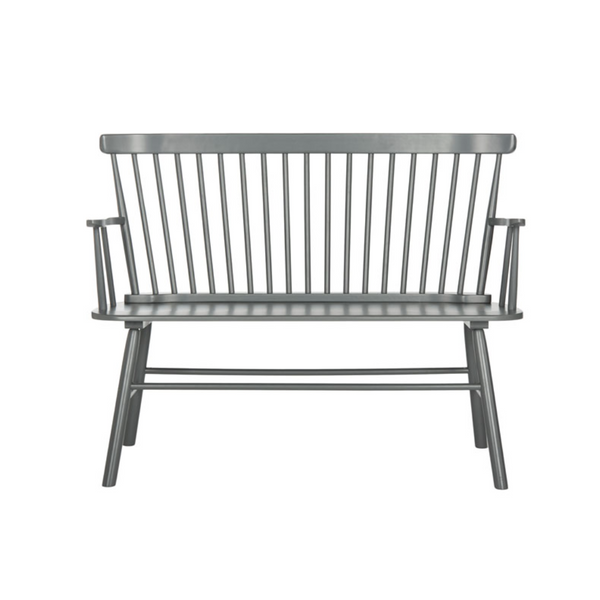 Black Addison Settee - Heirloom Home Shop