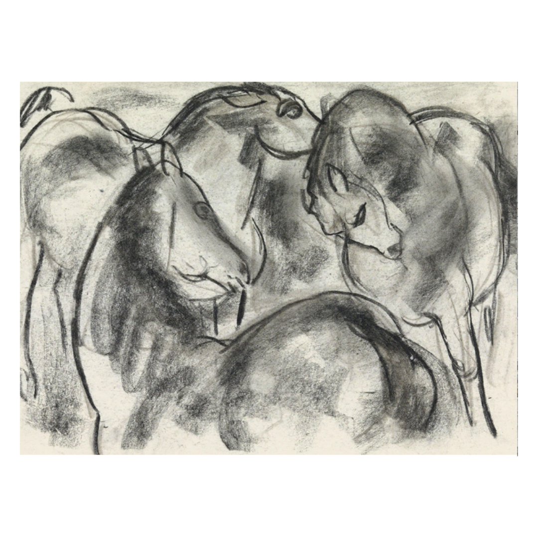 Three Stallions Print