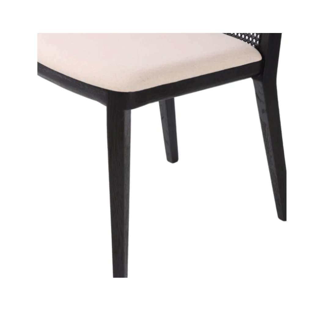 Oyster Cane Dining Chair