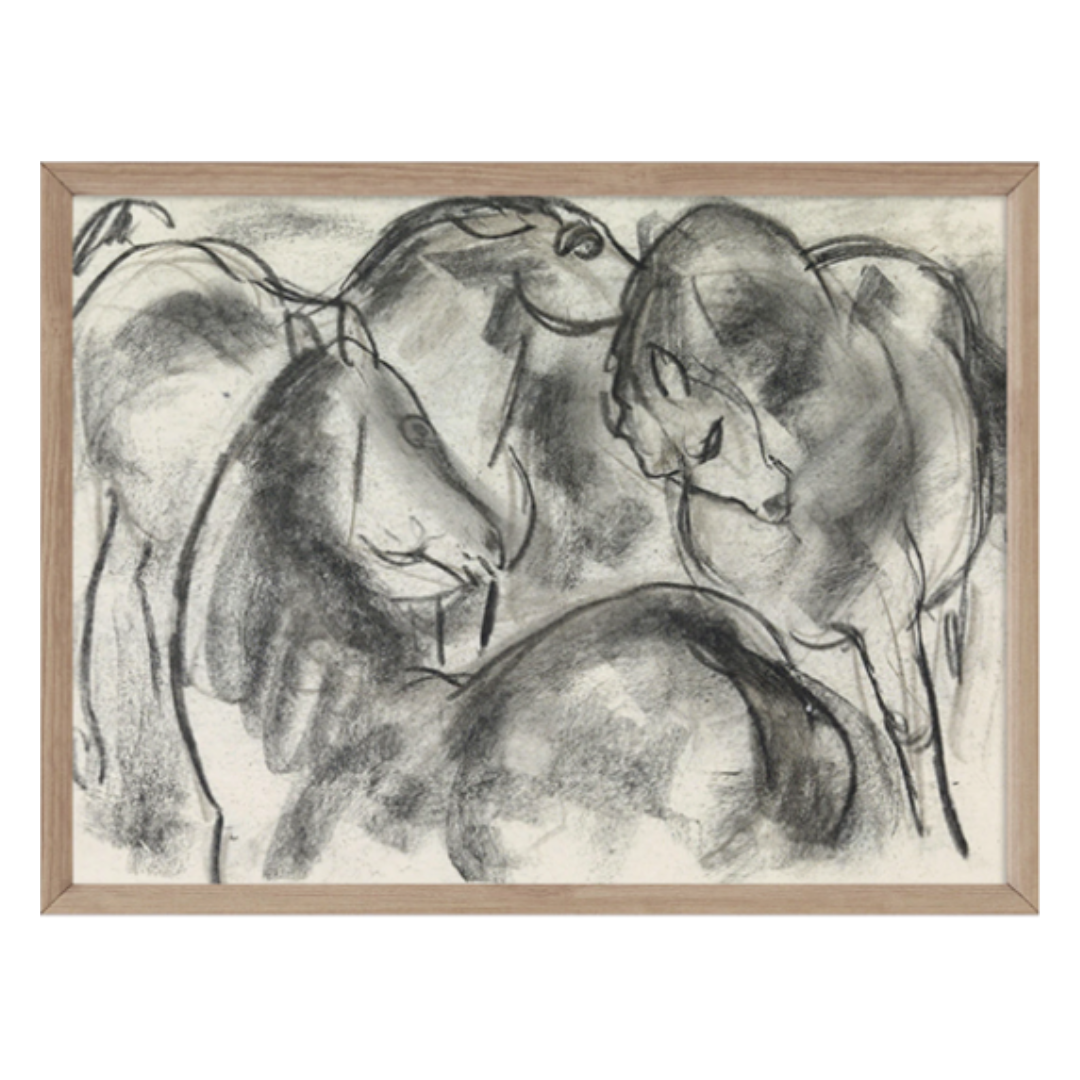 Three Stallions Print