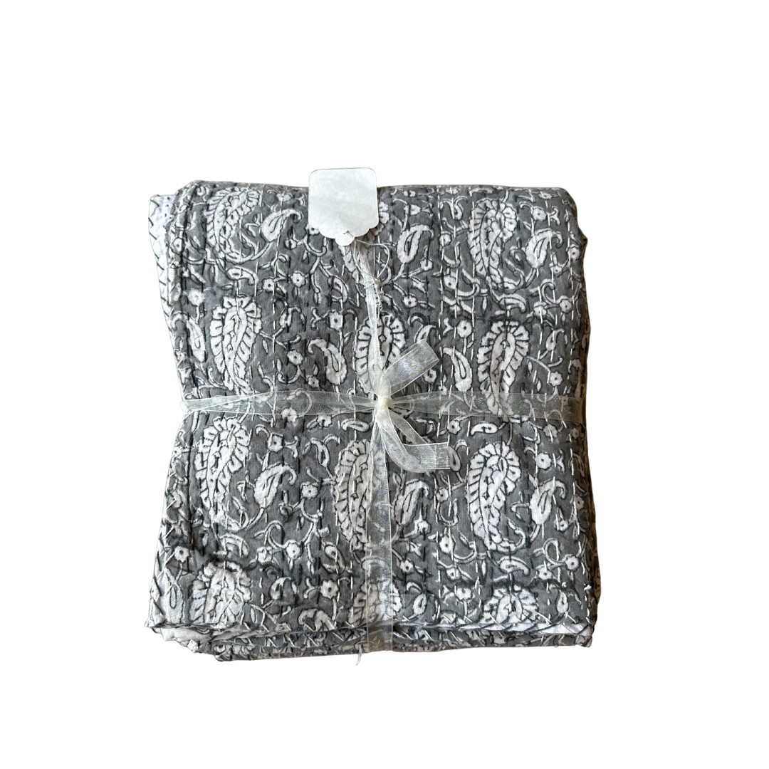 Paisley Kantha Quilt