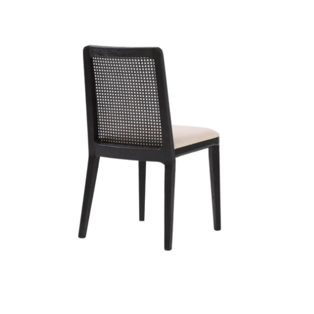 Oyster Cane Dining Chair