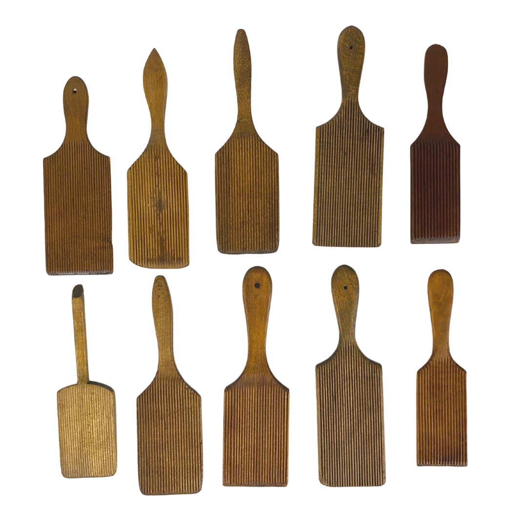 Found Wooden Butter Pat