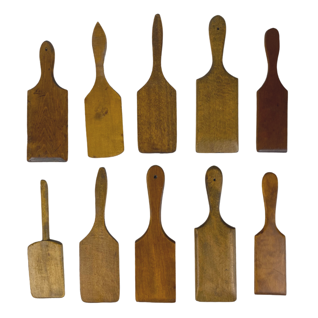 Found Wooden Butter Pat