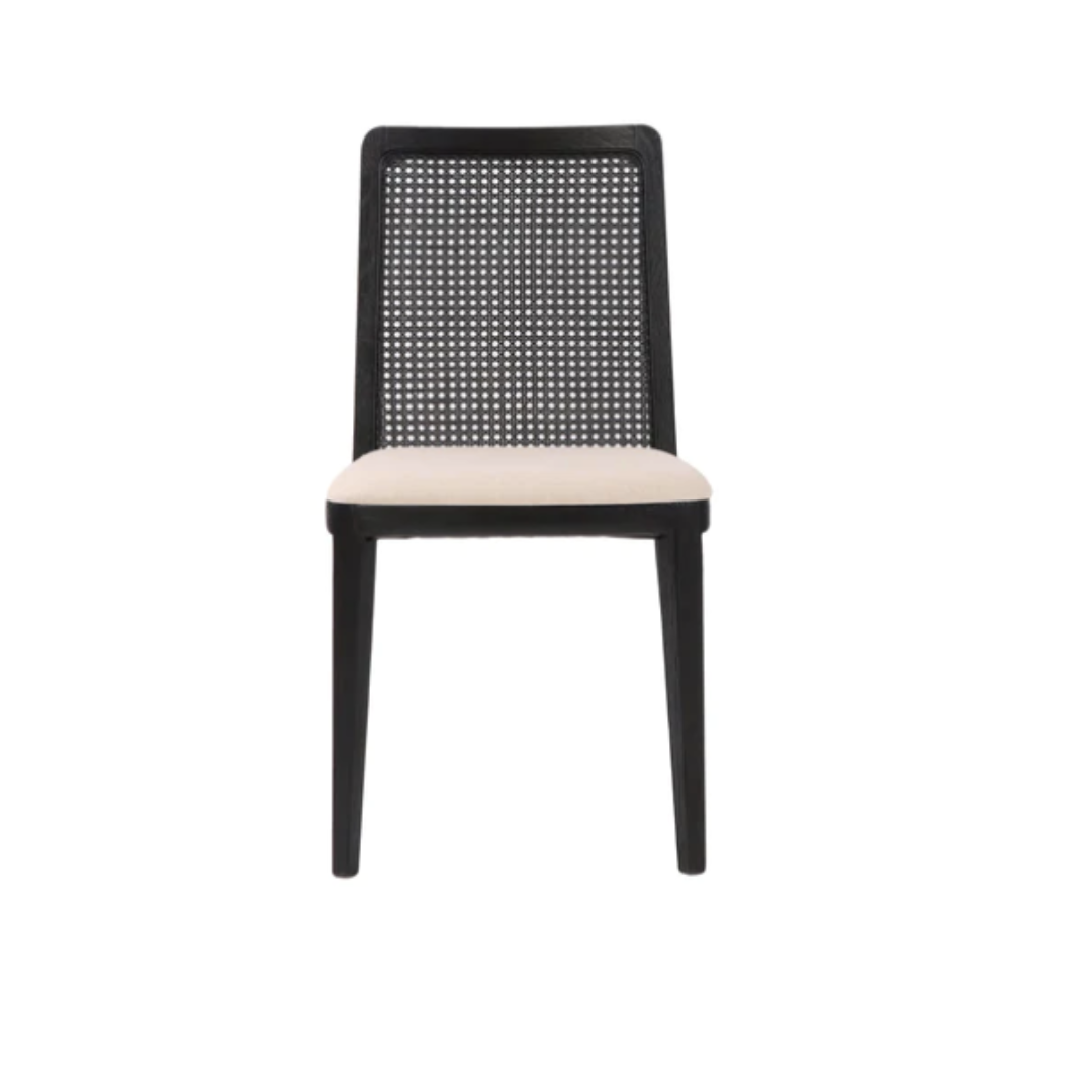Oyster Cane Dining Chair