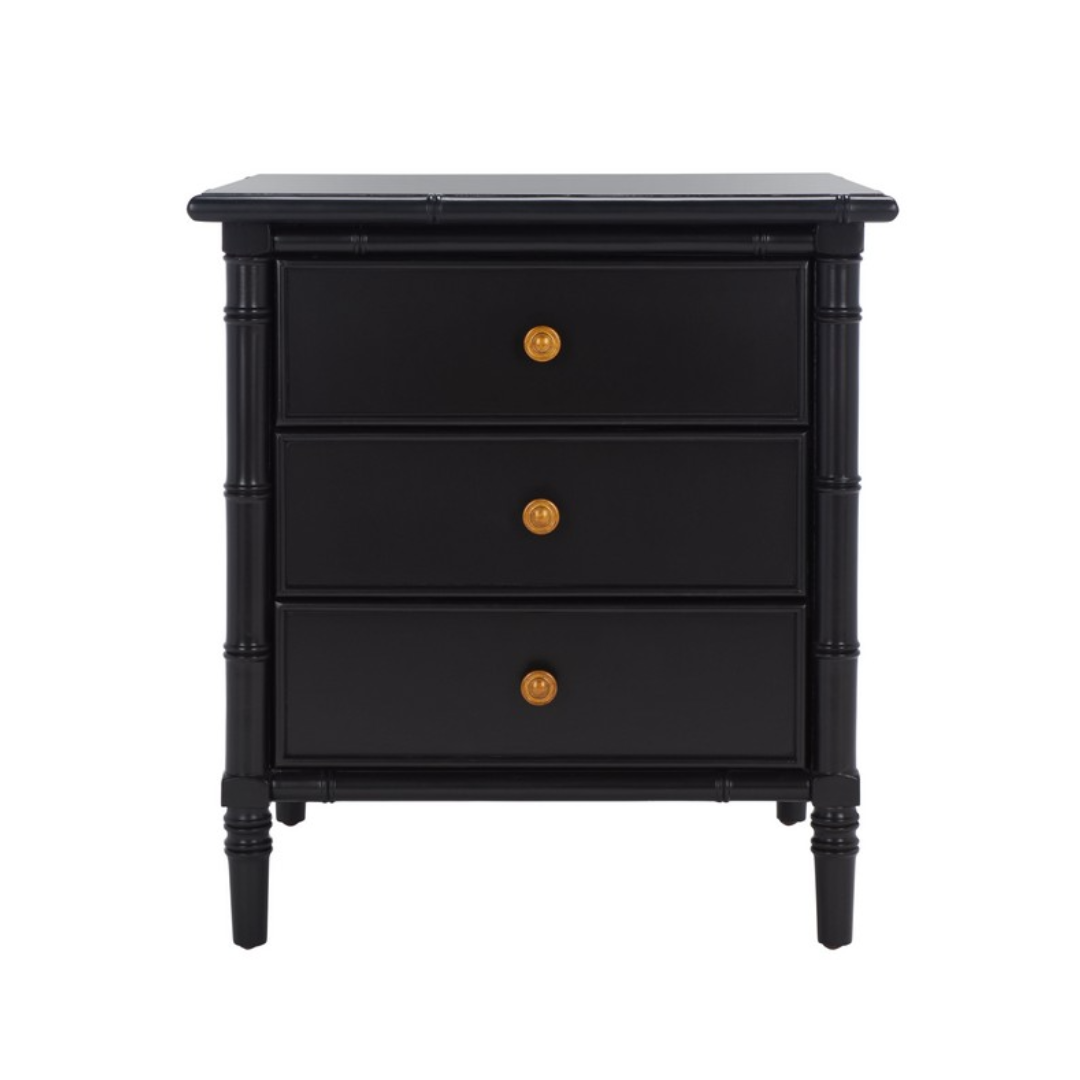 Mina 3 Drawer Nightstand