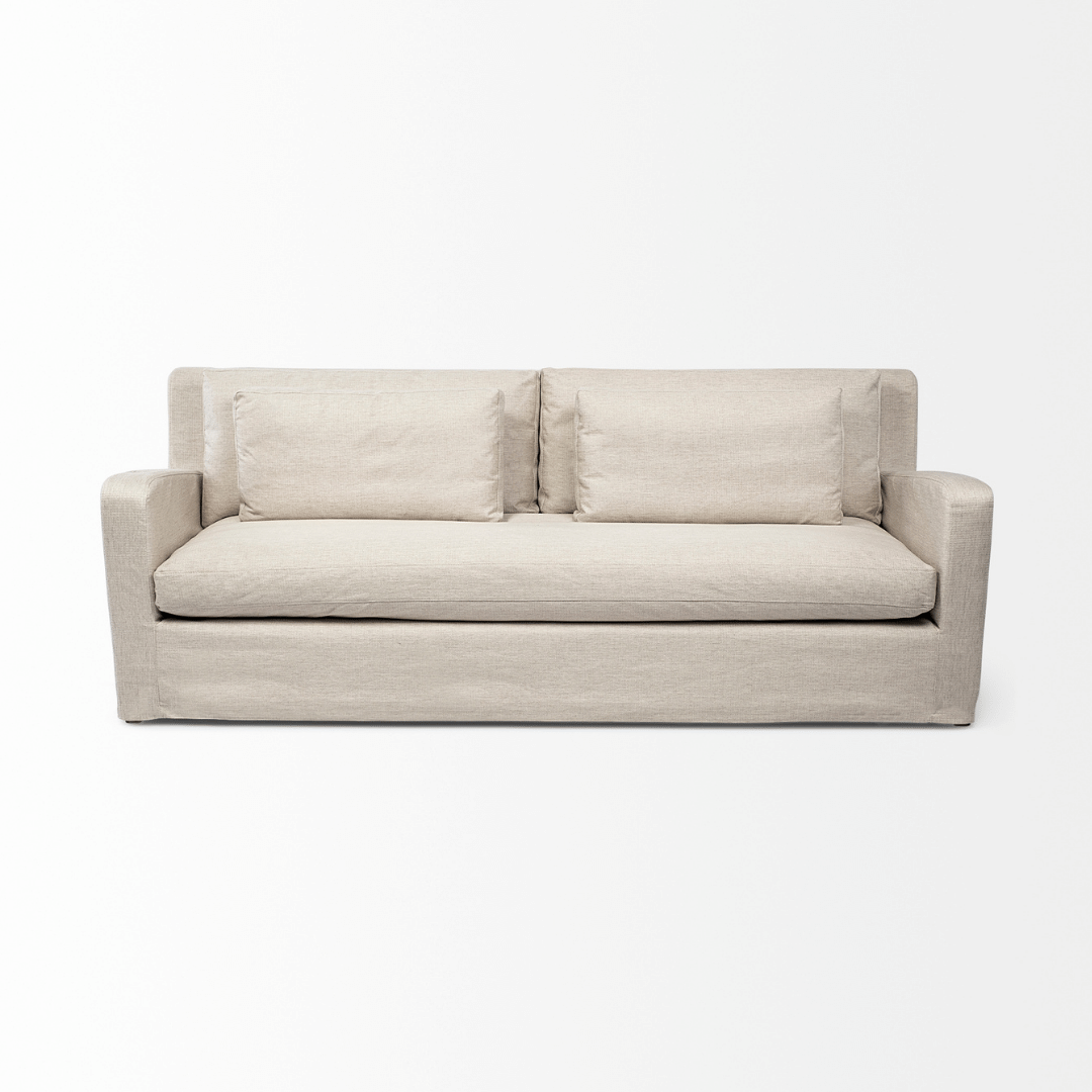 Denly Three Seater Slipcover Sofa