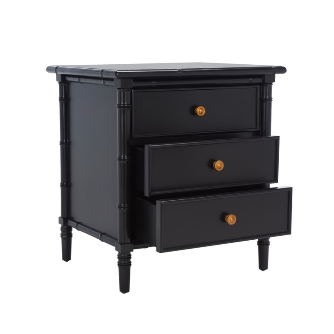 Mina 3 Drawer Nightstand