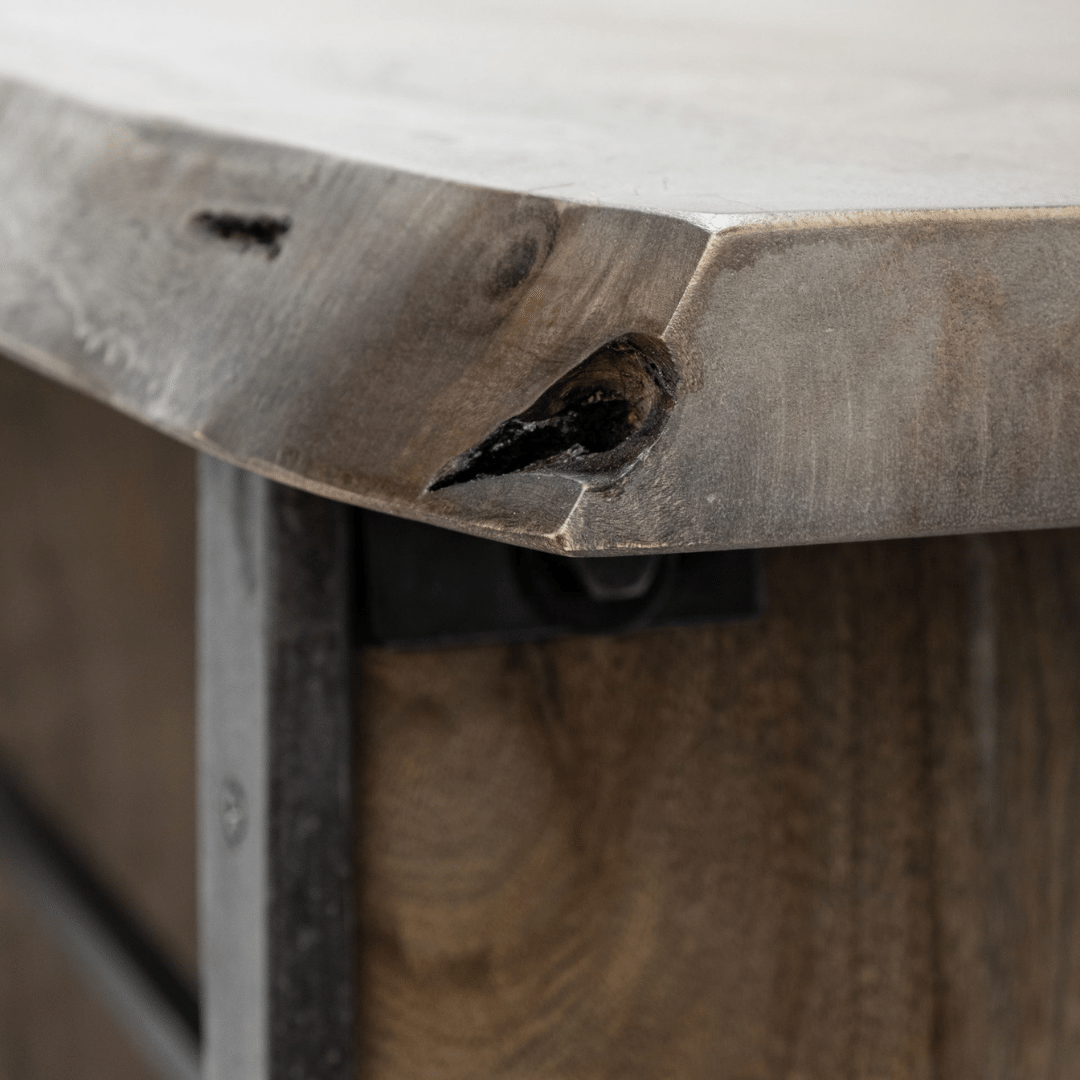 Ledger Live-Edge Console Table