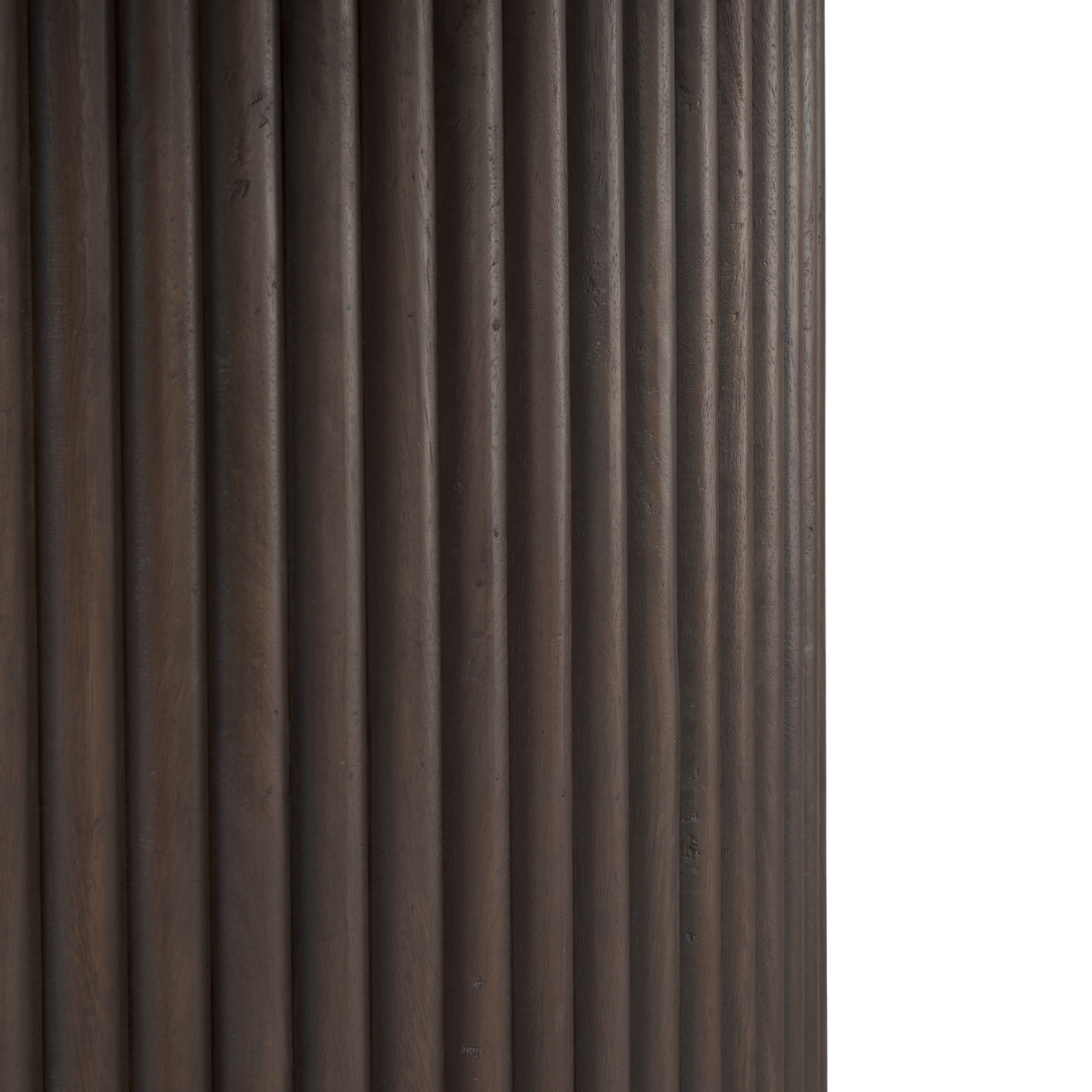 Terra Oval Coffee Table in Dark Brown