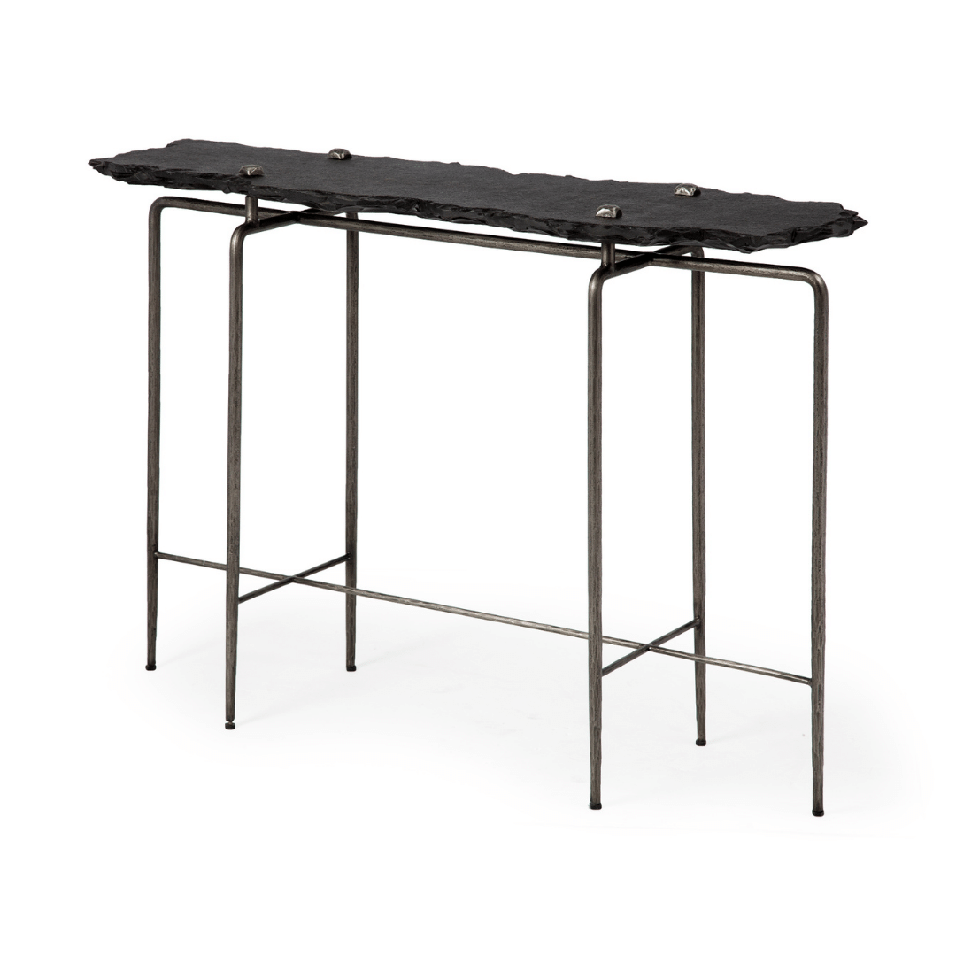 Pinera Slate Console Table