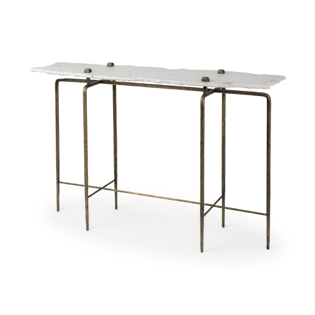 Pinera Marble Console Table