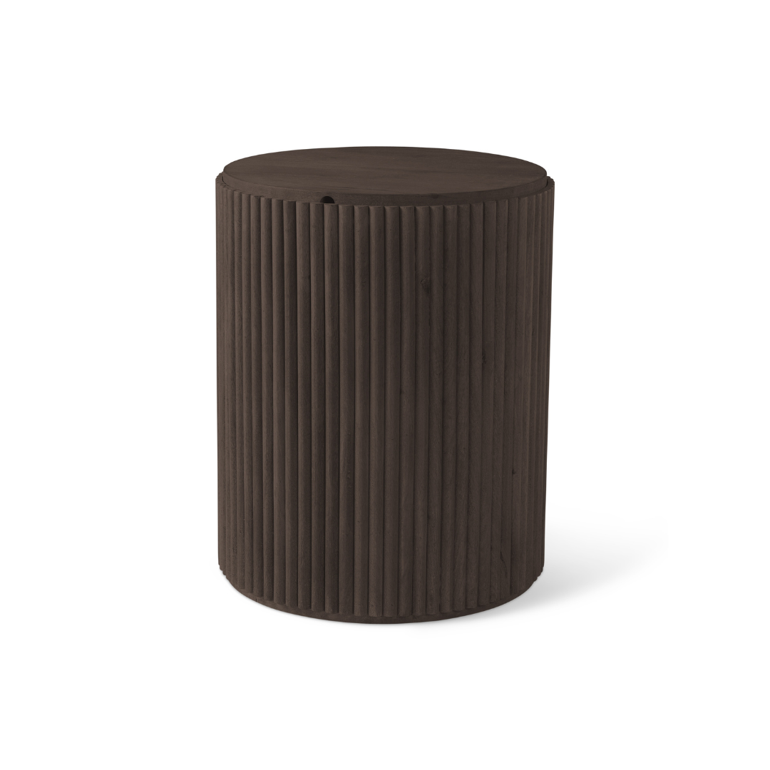Terra Side Table in Dark Brown