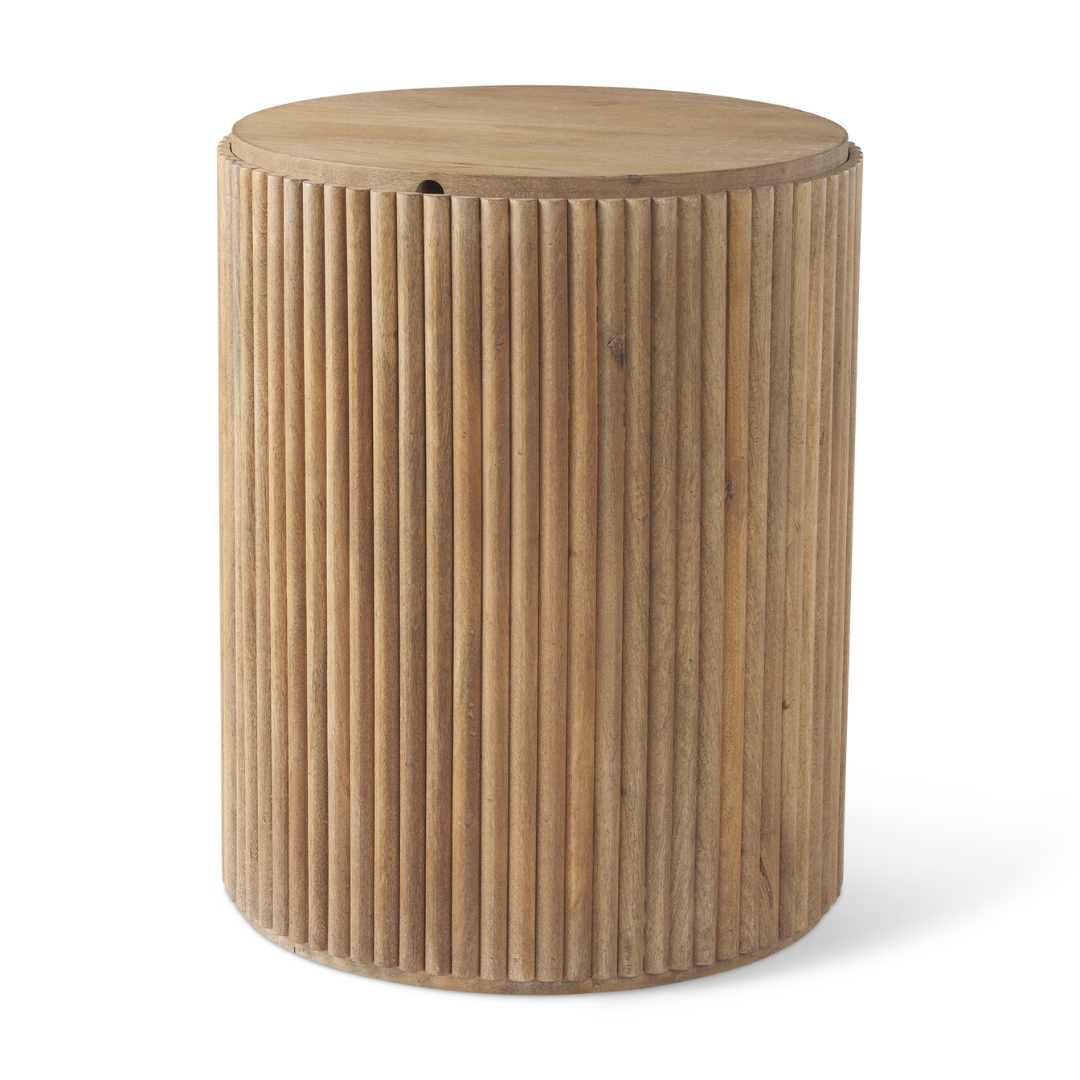 Terra Side Table in Light Brown