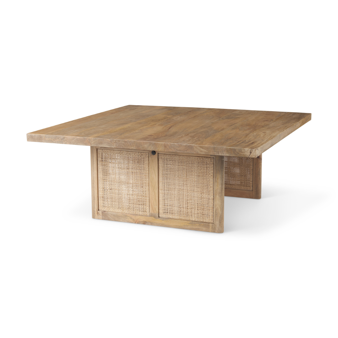 Grier Coffee Table in Light Brown