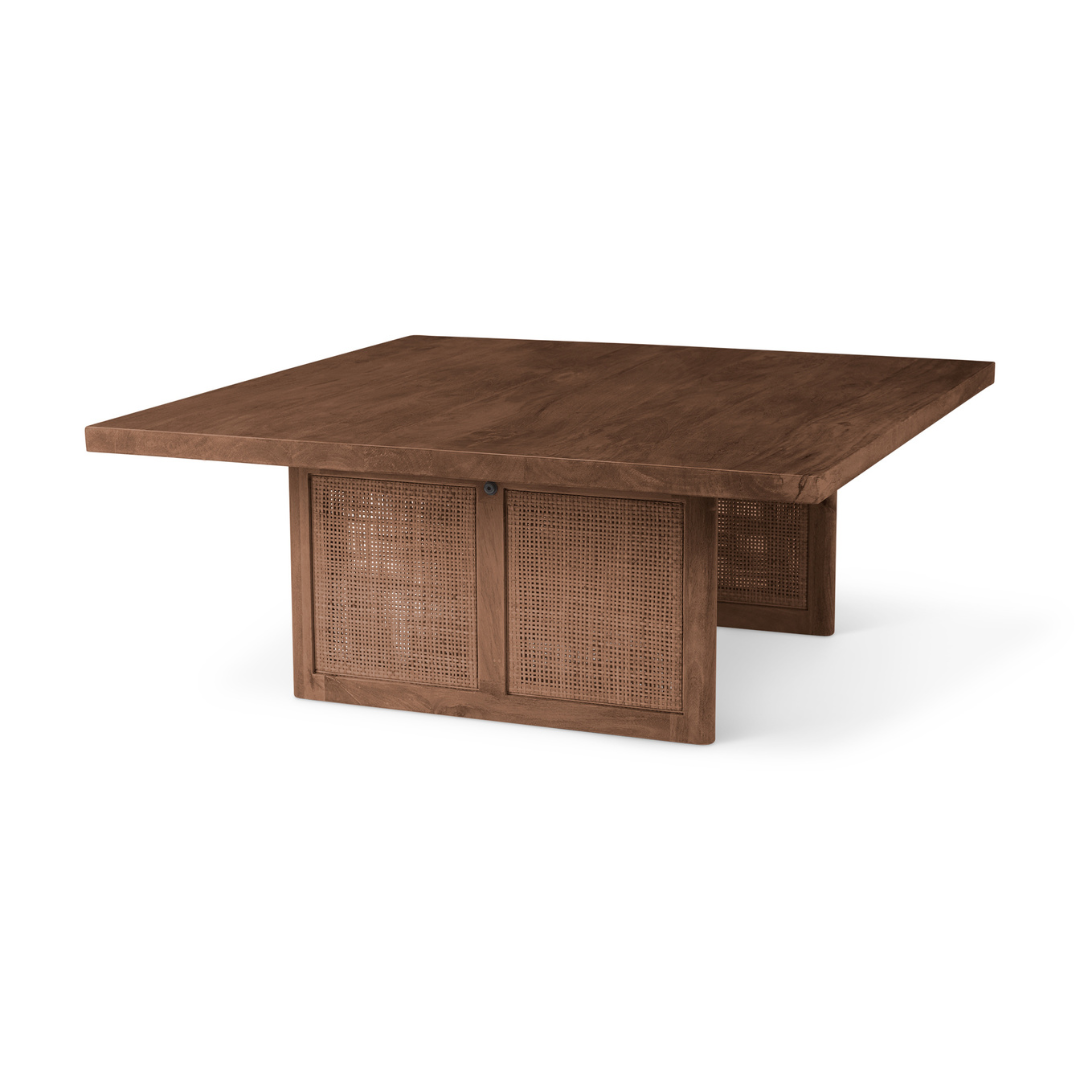 Grier Coffee Table in Medium Brown