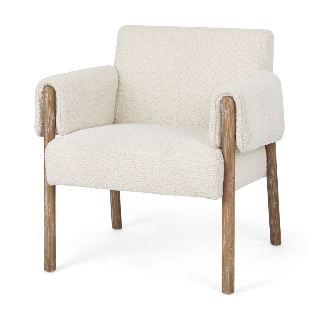 Ashton Accent Chair in Cream Boucle
