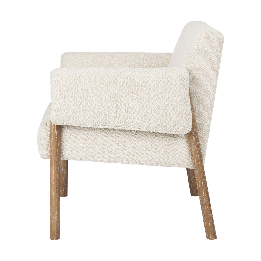 Ashton Accent Chair in Cream Boucle