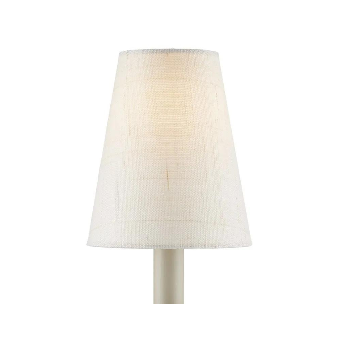 Grass Cloth Tapered Chandelier Shade