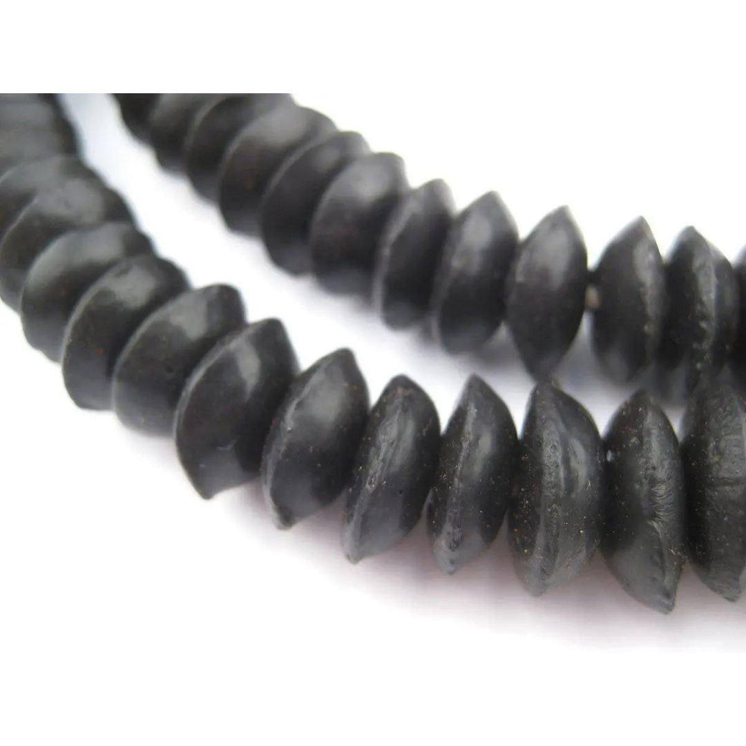 Ashanti Glass Saucer Beads