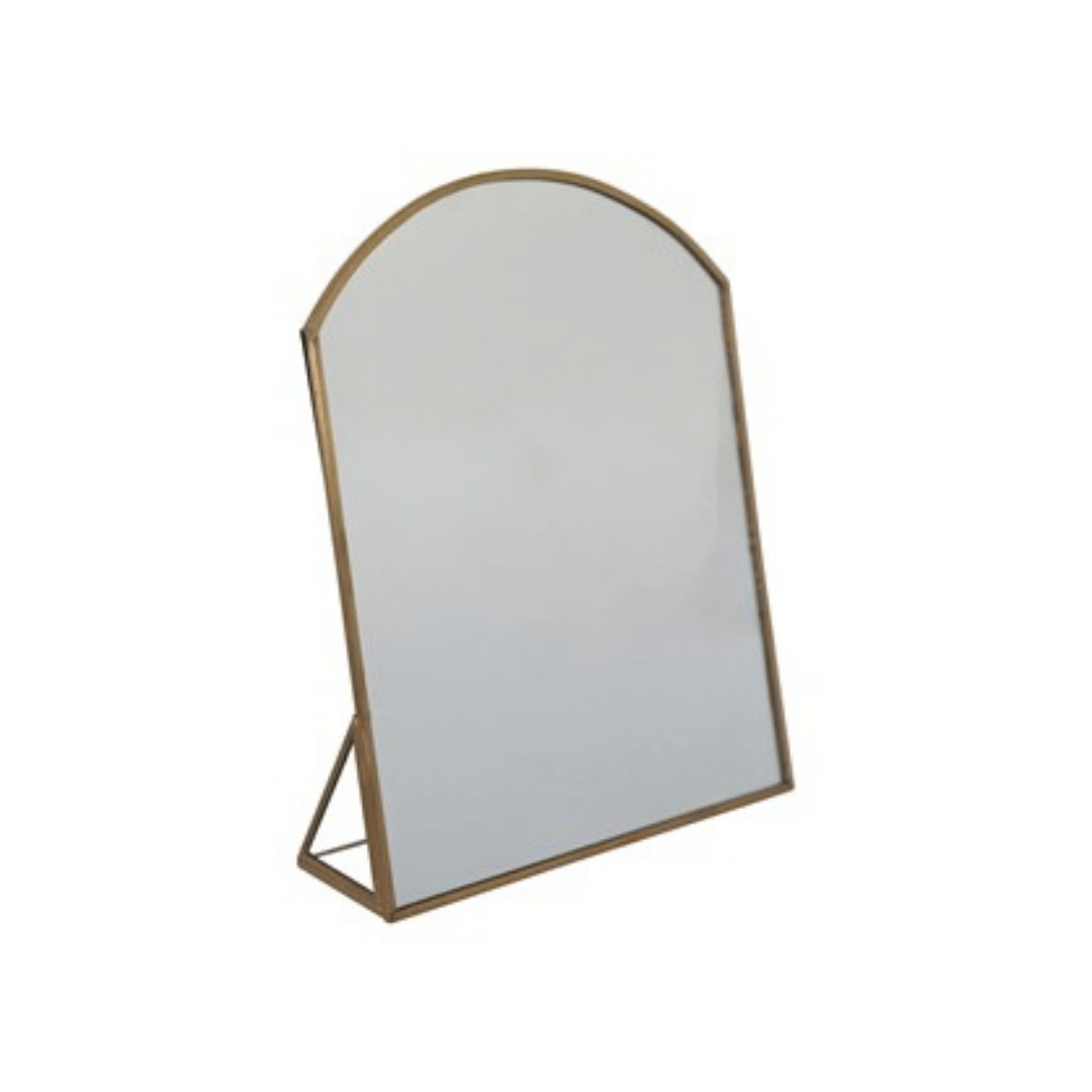 Brass Table Mirror