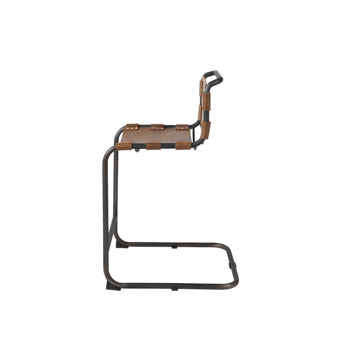 Berbick Leather Counter Stool