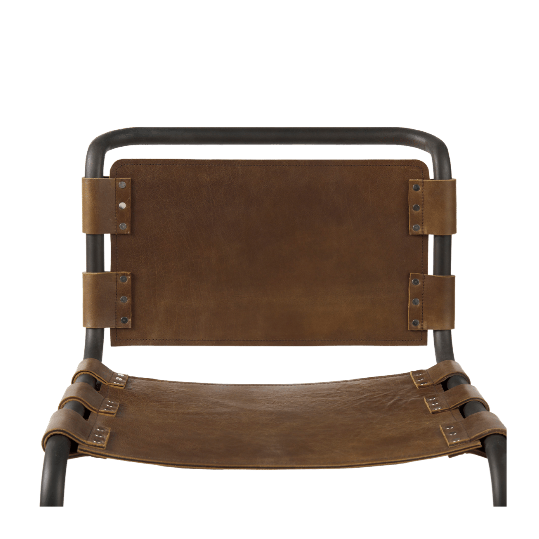 Berbick Leather Counter Stool