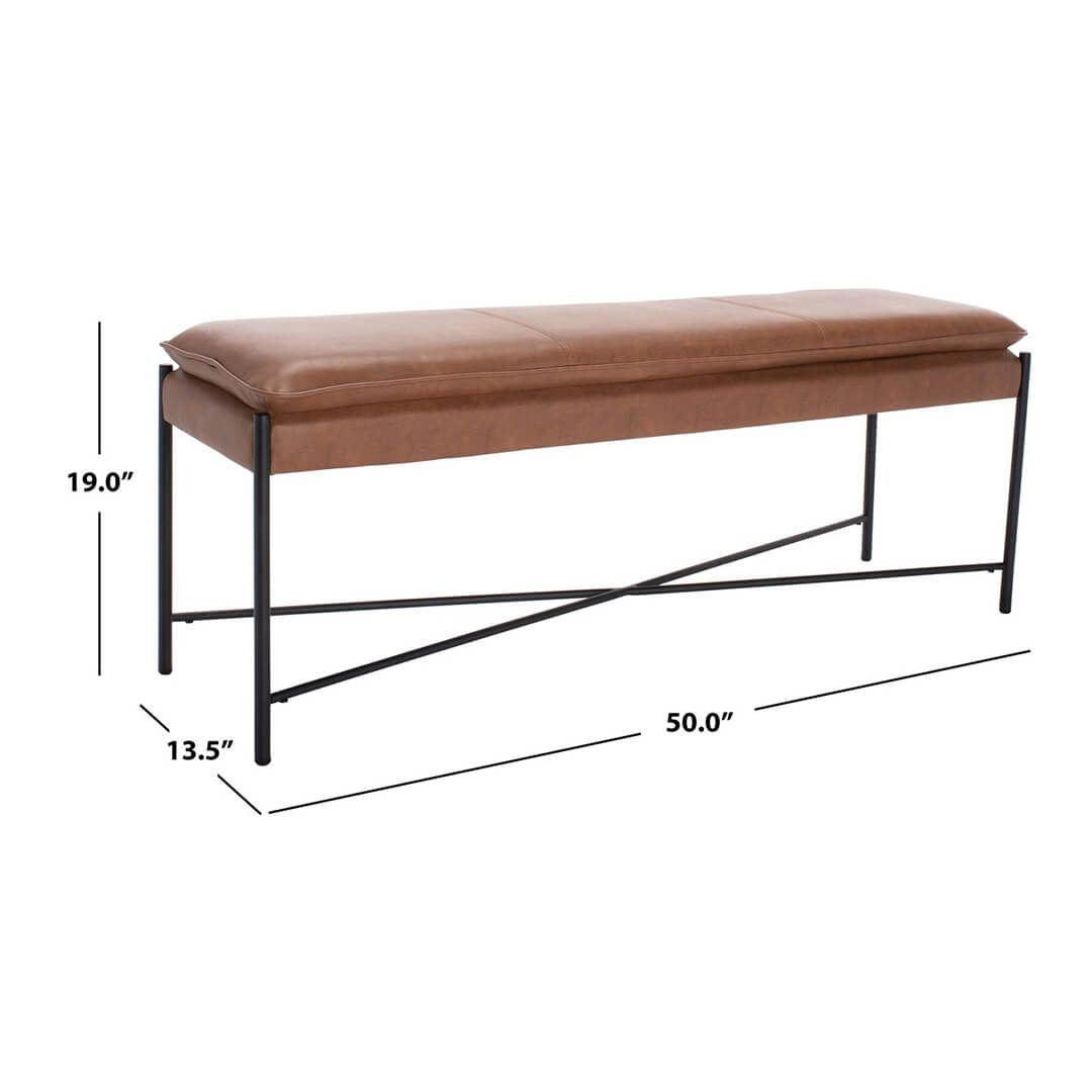 Kara Cushioned X Bench