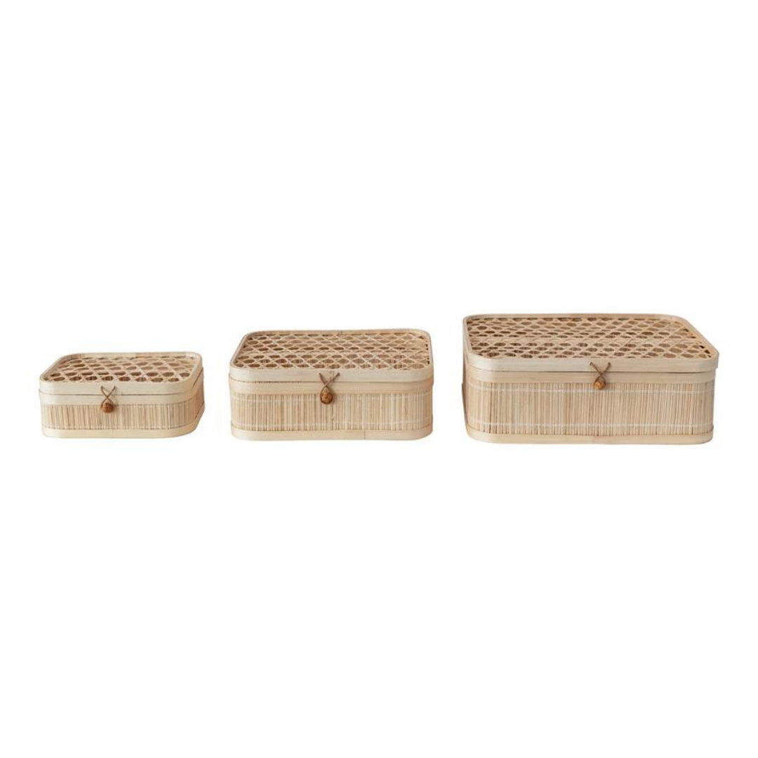 Hand Woven Bamboo Boxes