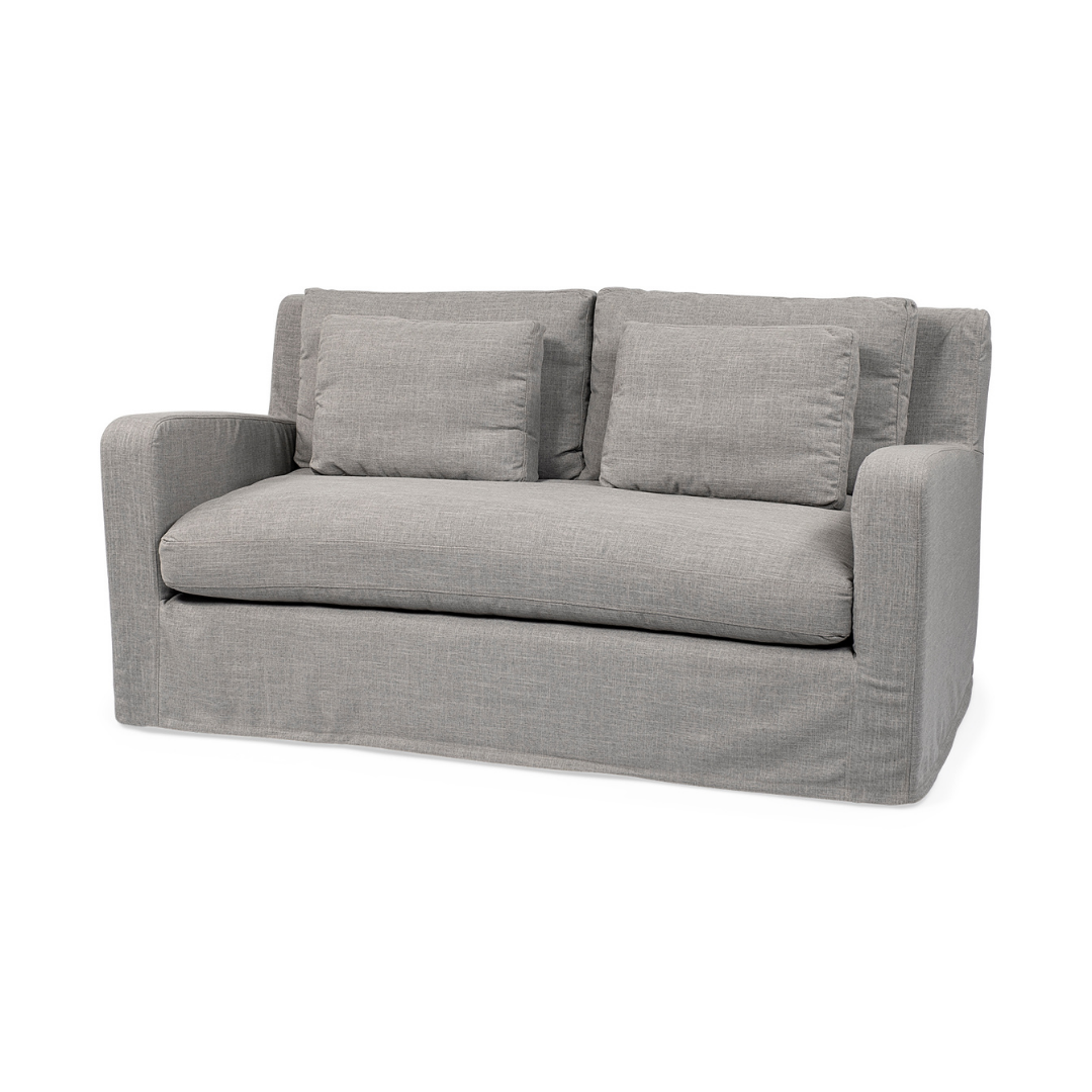 Denly Two Seater Slipcover Sofa