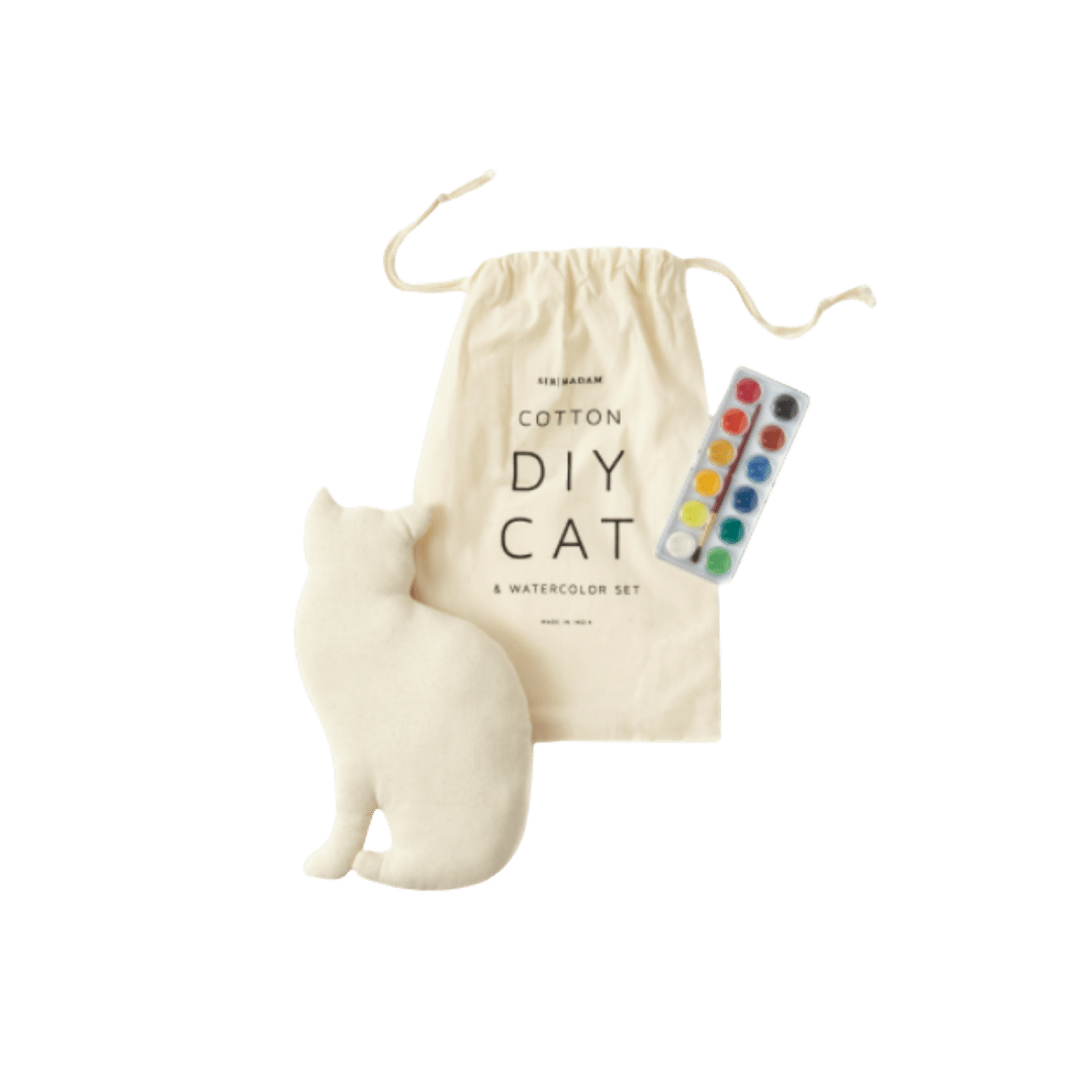 Plush Cat Watercolour Set