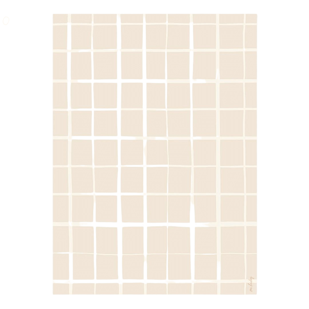 Honey Grid Gift Wrap