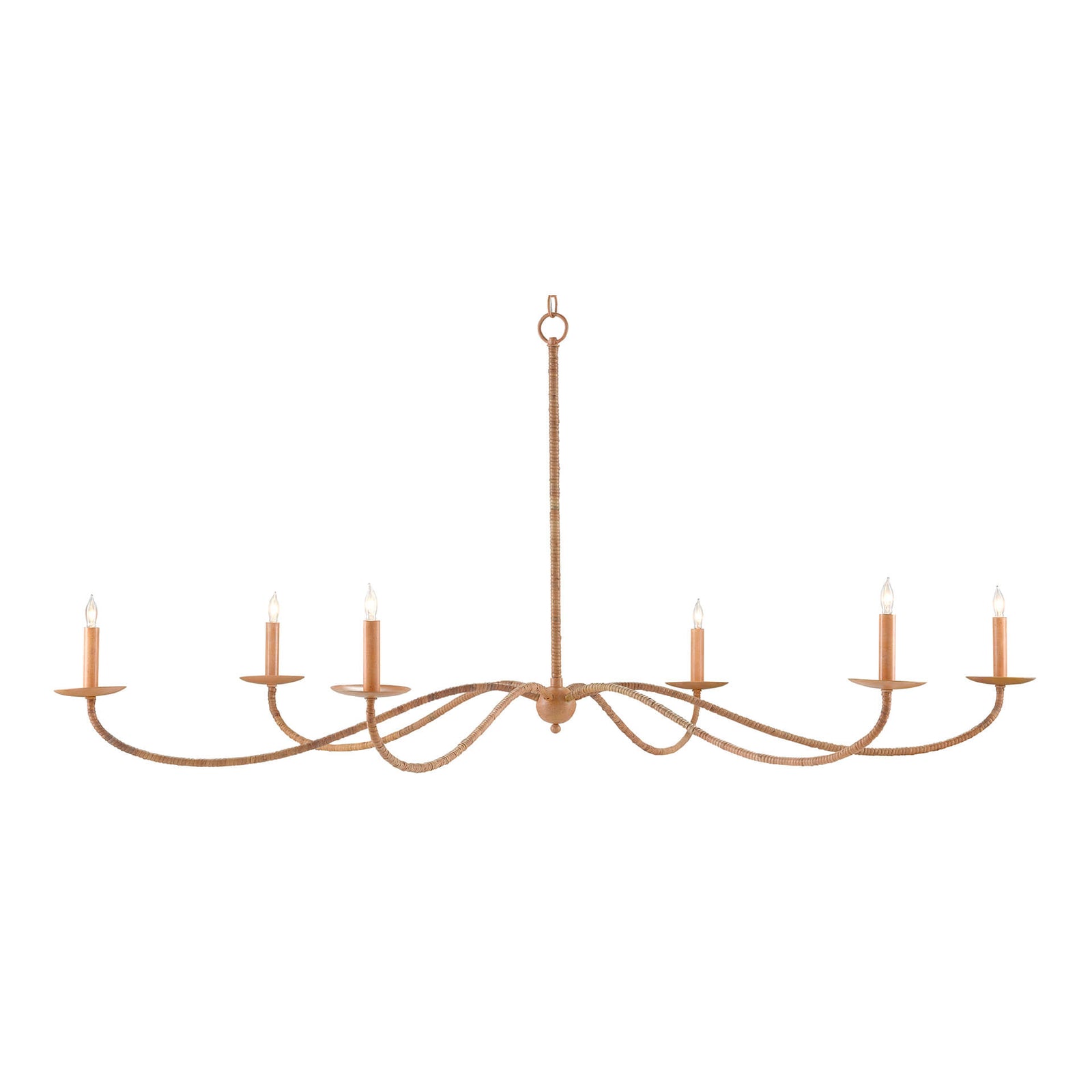 Saxon Rattan Chandelier