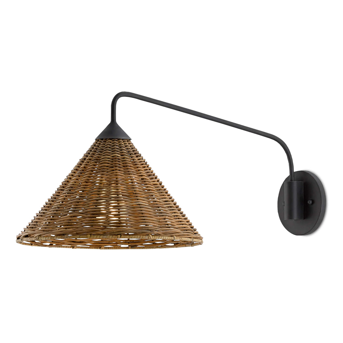 Basket Swing Arm Sconce