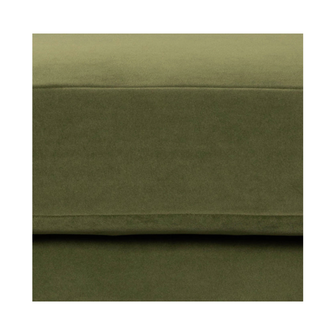 Missy Club Chair in Green Velvet