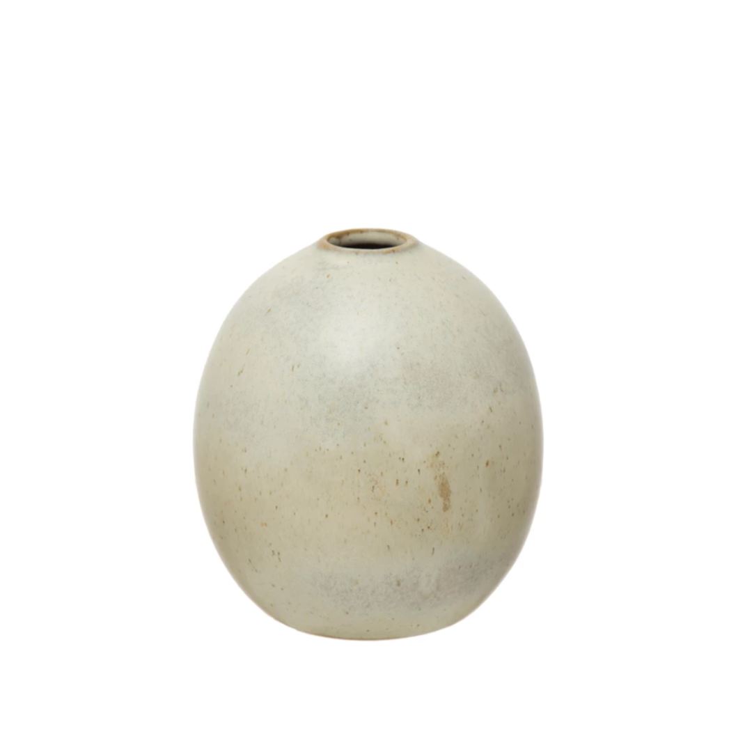 Egg Stoneware Vase
