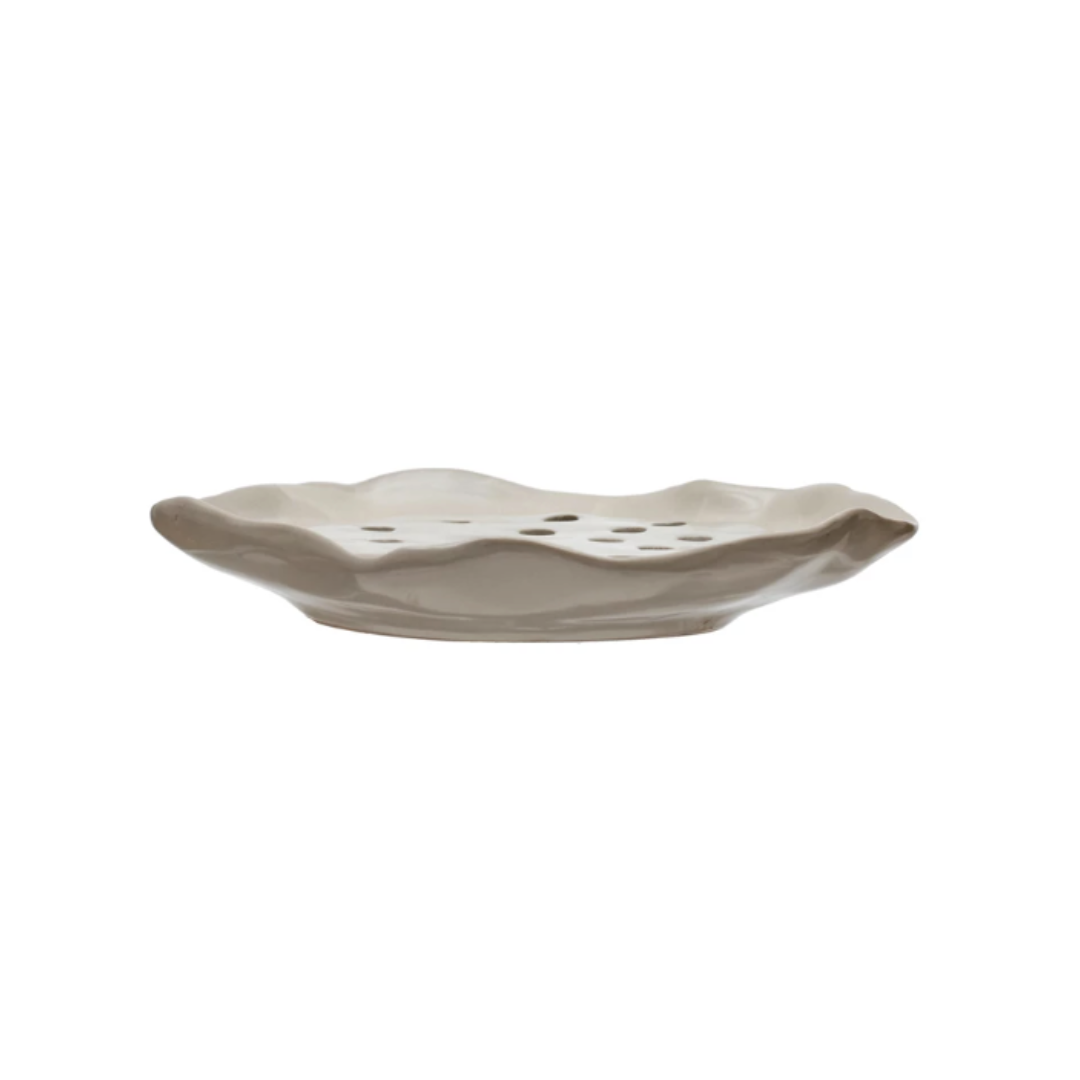 Stoneware Soap Dish