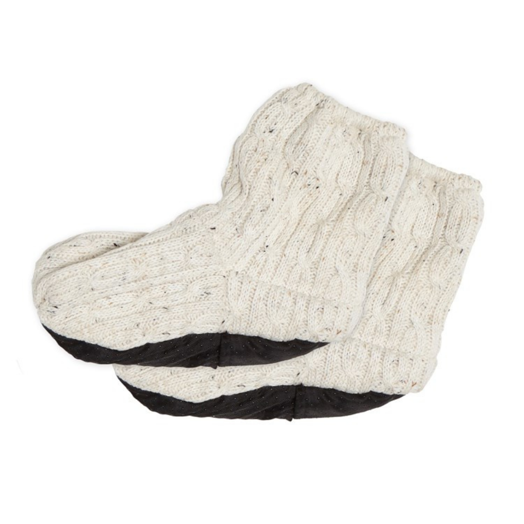 Cream Warming Bootie