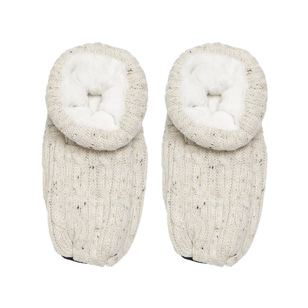 Cream Warming Bootie