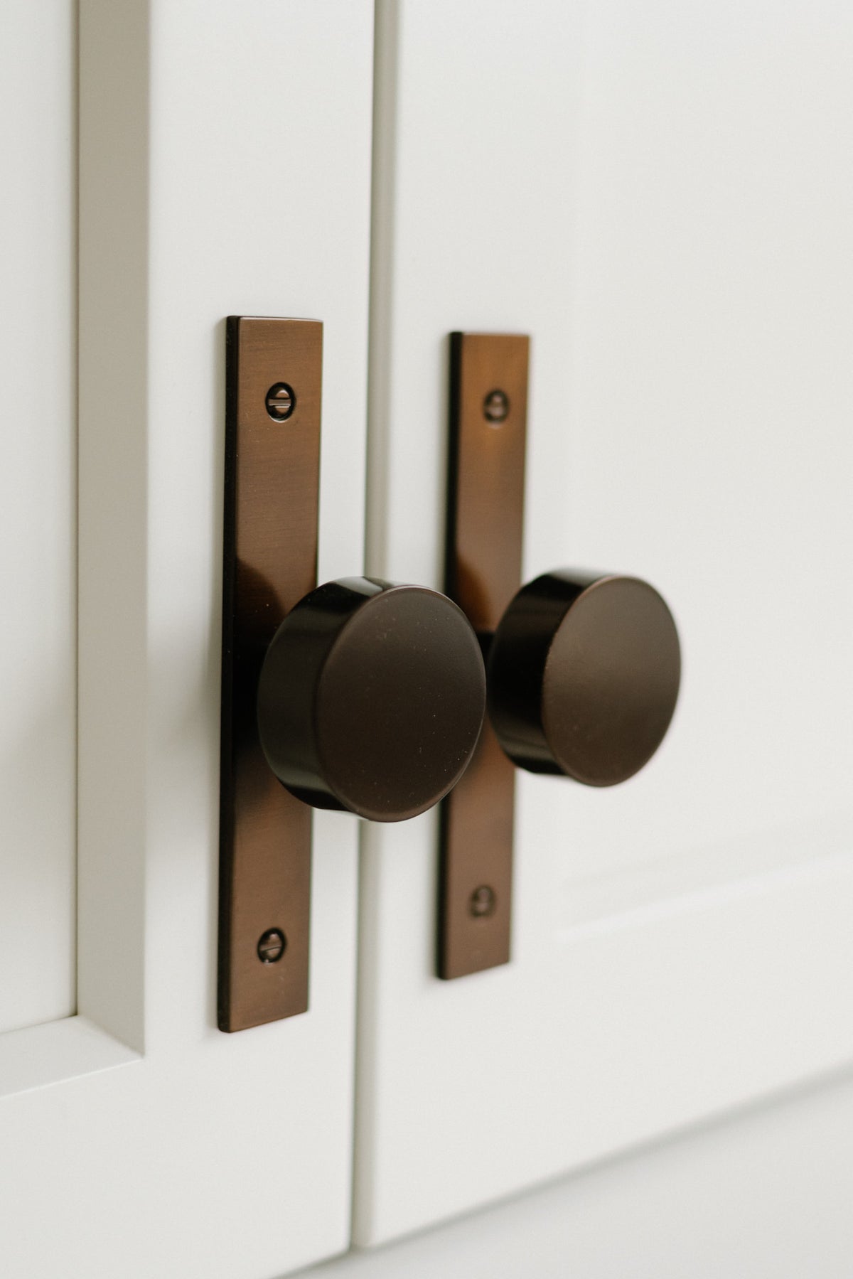 Modern Knob with Backplate